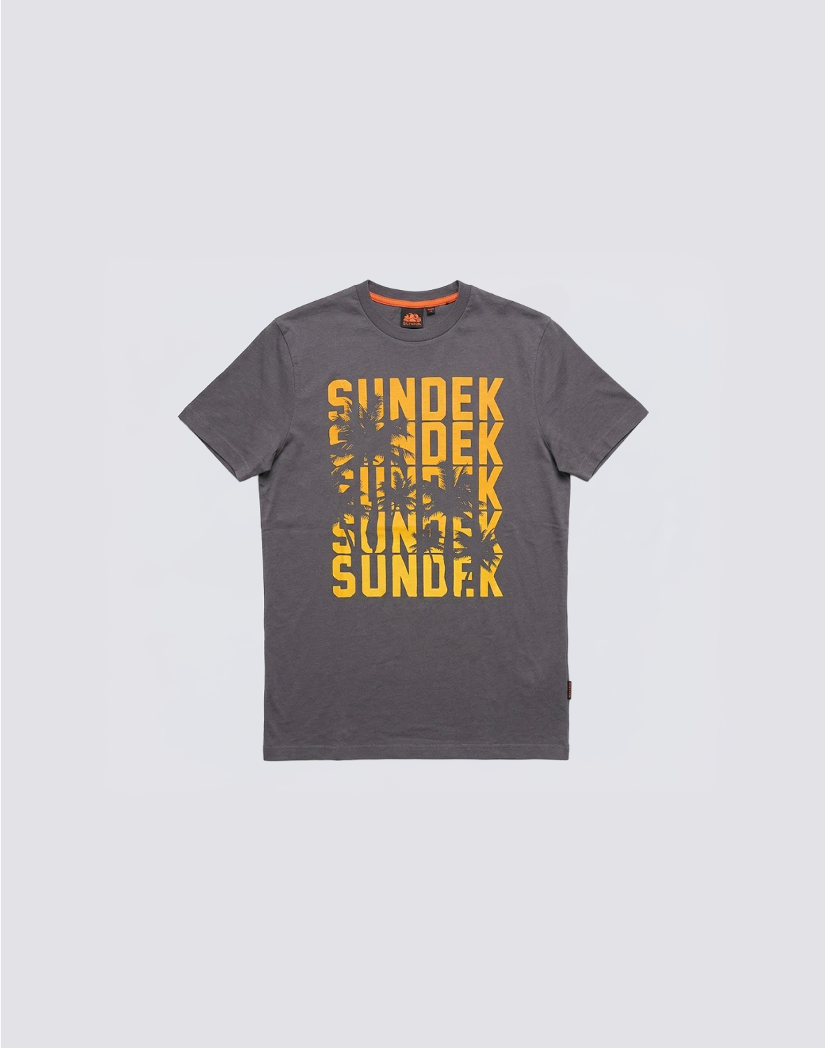 Sundek Men Psycho Palm Writing T-Shirt - Midnight