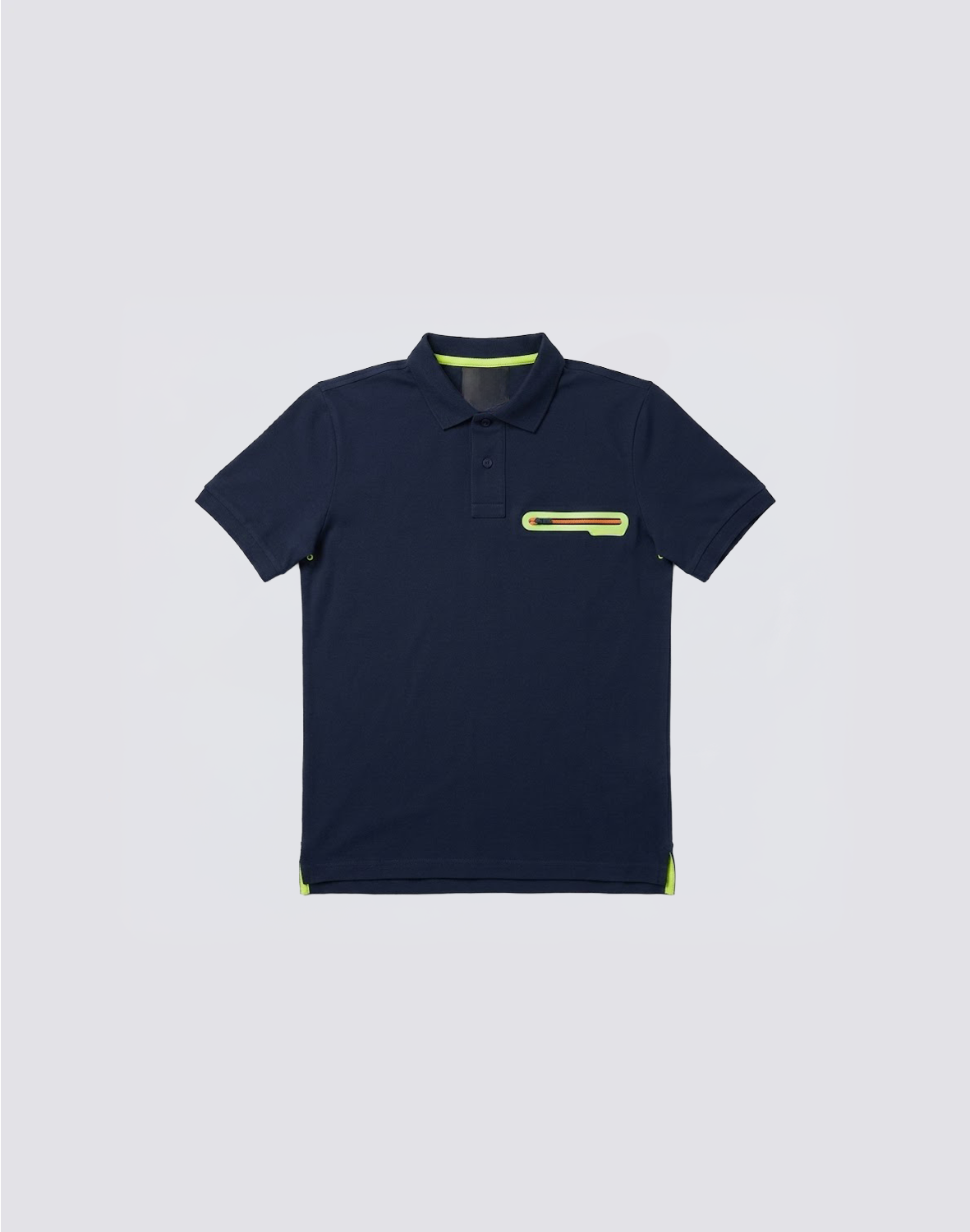 Sundek Men Jacques Heat Transfer Pocket Polo - Navy