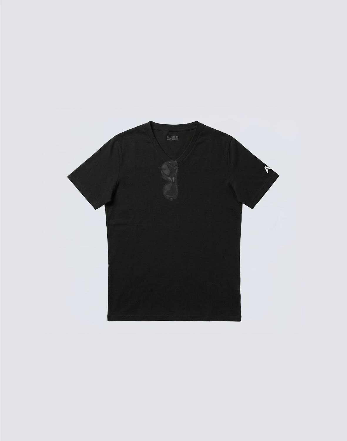 Sundek Men Sunglasses V-Neck T-Shirt - Black