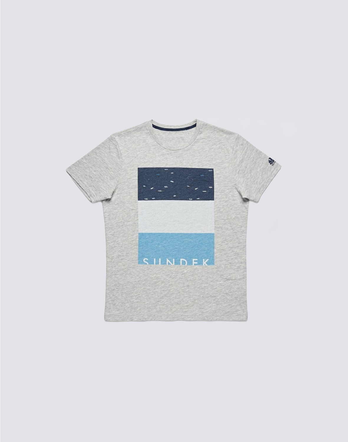 Sundek Men Logan T-Shirt - Grey Melange