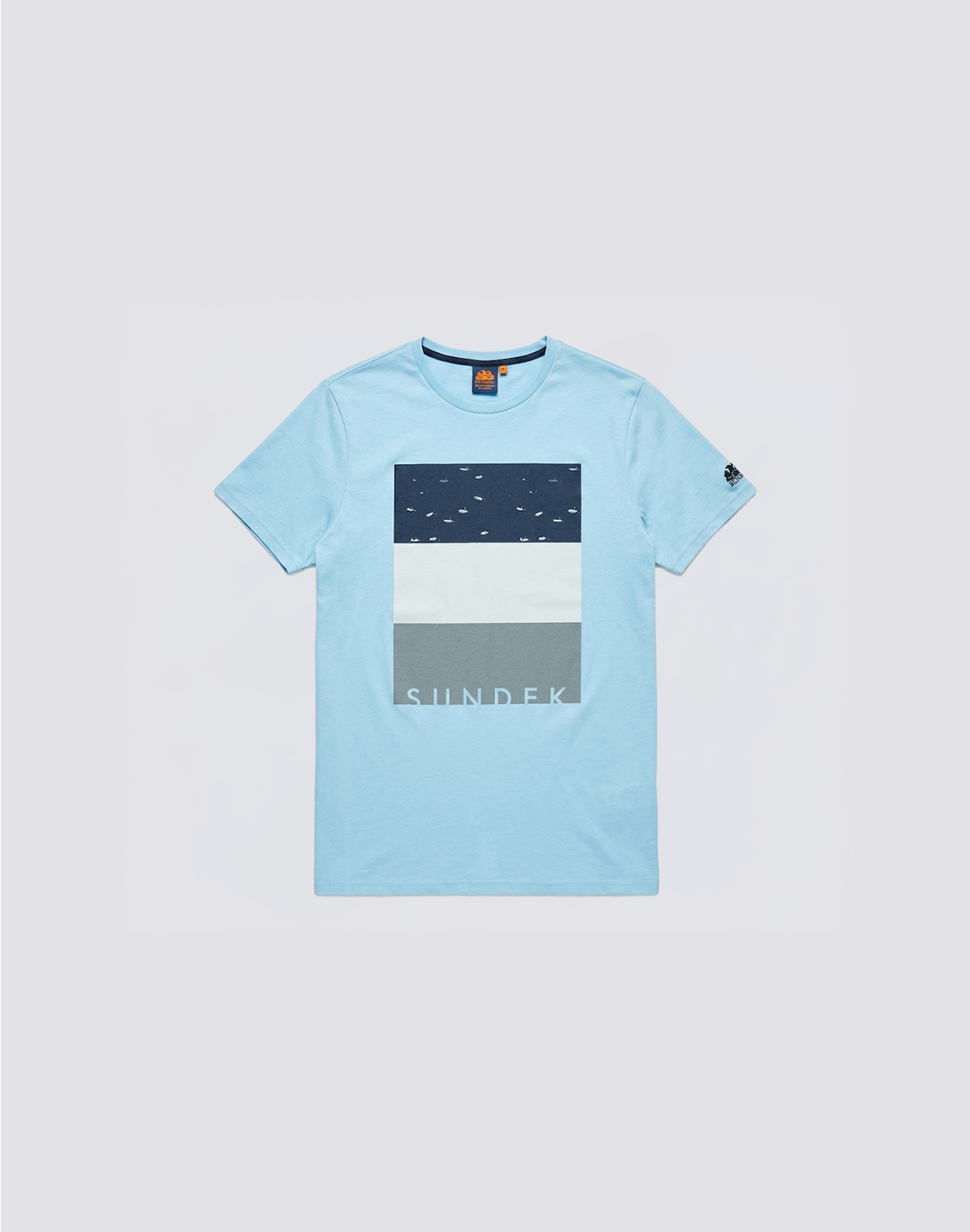 Sundek Men Logan T-Shirt - Air Blue
