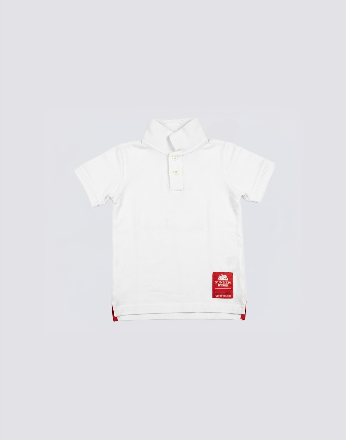 Sundek Boys Mini Nori Polo T-Shirt - White