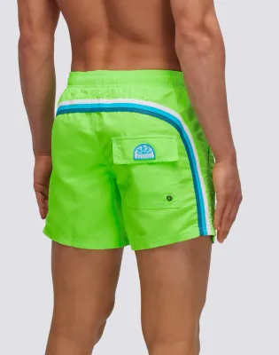 SUNDEK MEN ICONIC TAFFETA SHORT ELASTIC WAIST SWIMSHORTS
