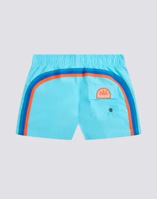 SUNDEK BOY'S SWIM SHORTS WITH ELASTICATED WAIST ICONIC TAFFETA