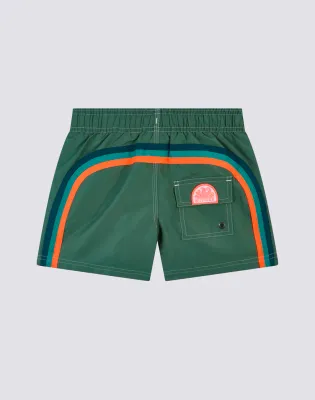 SUNDEK BOY'S SWIM SHORTS WITH ELASTICATED WAIST ICONIC TAFFETA
