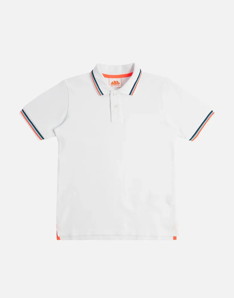 SUNDEK BOYS MINI BRICE PIQUÉ POLO T-SHIRT