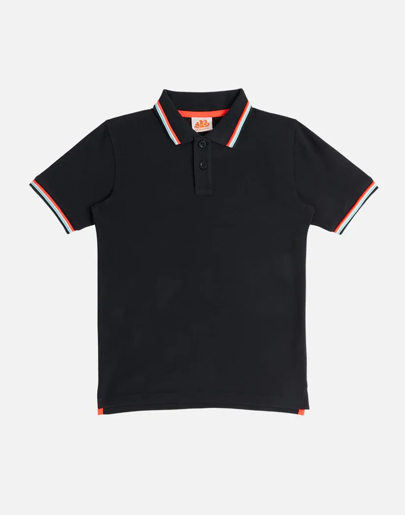 SUNDEK BOYS MINI BRICE PIQUÉ POLO T-SHIRT