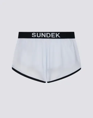 SUNDEK GIRLS MINI LULIN SHORT SWIM SHORTS - WHITE