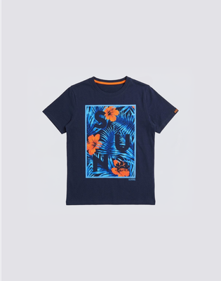 Sundek Boys Mini Alain T-Shirt - Navy