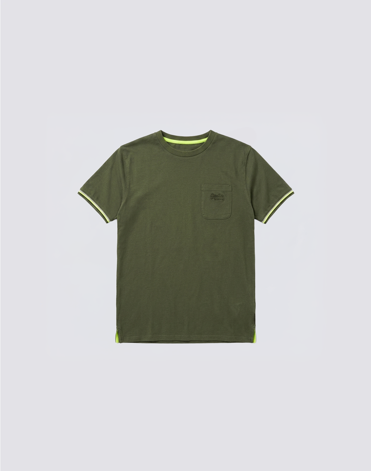 Sundek Boys Mini Finn T-Shirt - Dark AR Green