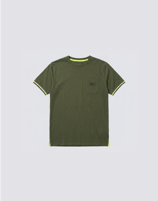 Sundek Boys Mini Finn T-Shirt - Dark AR Green