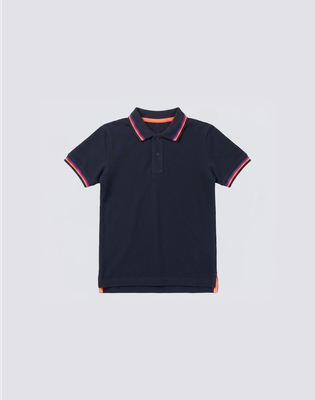 Sundek Boys Mini Brice Polo T-Shirt - Navy