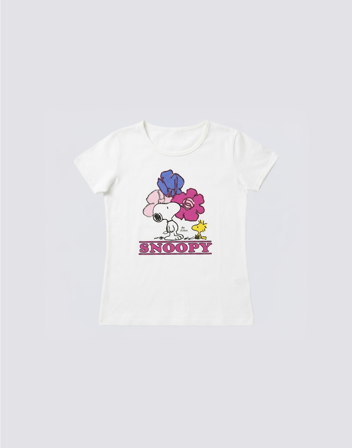 Sundek Girls Mini Snoopy T-Shirt - White