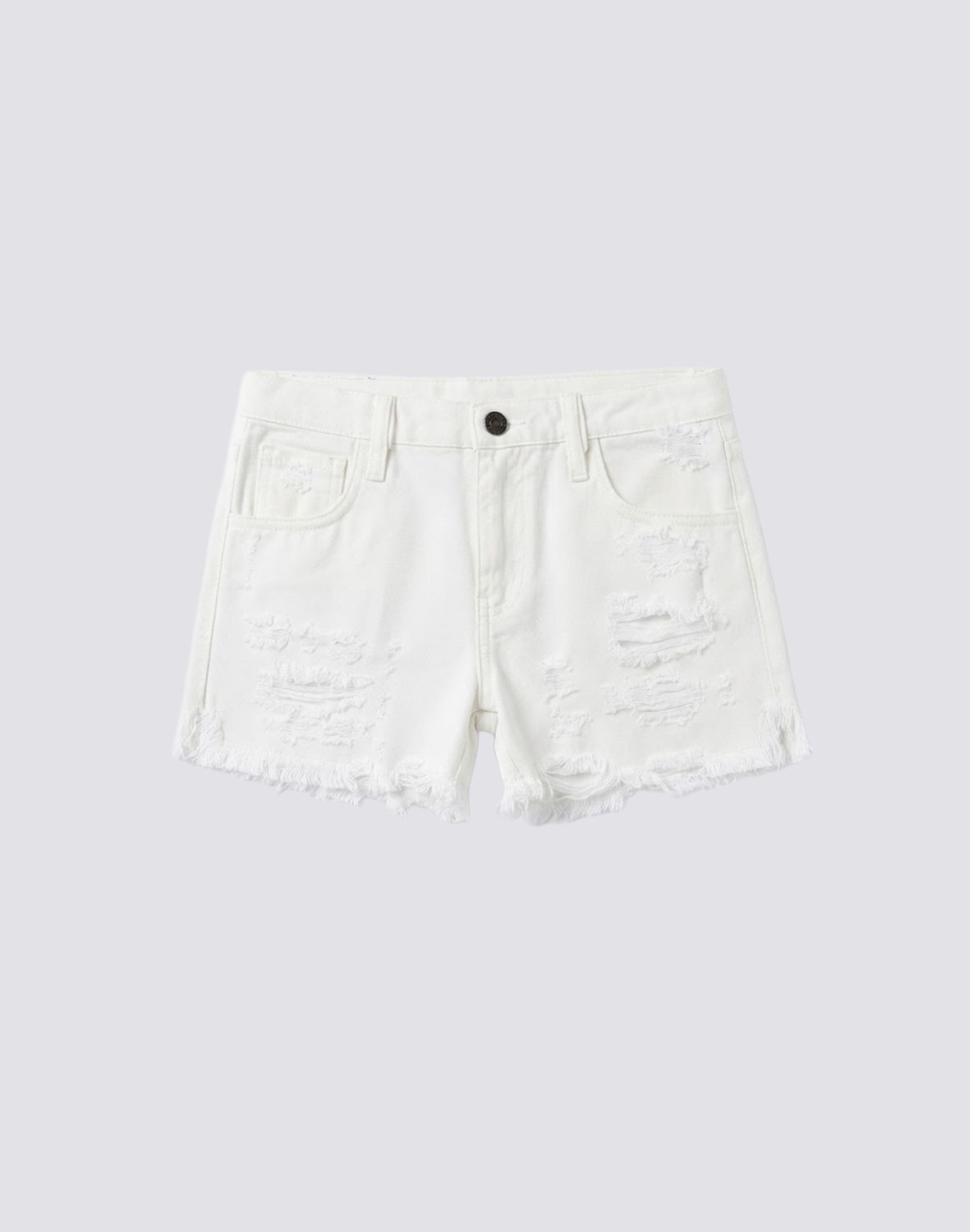 Sundek Girls Denim Shorts - White