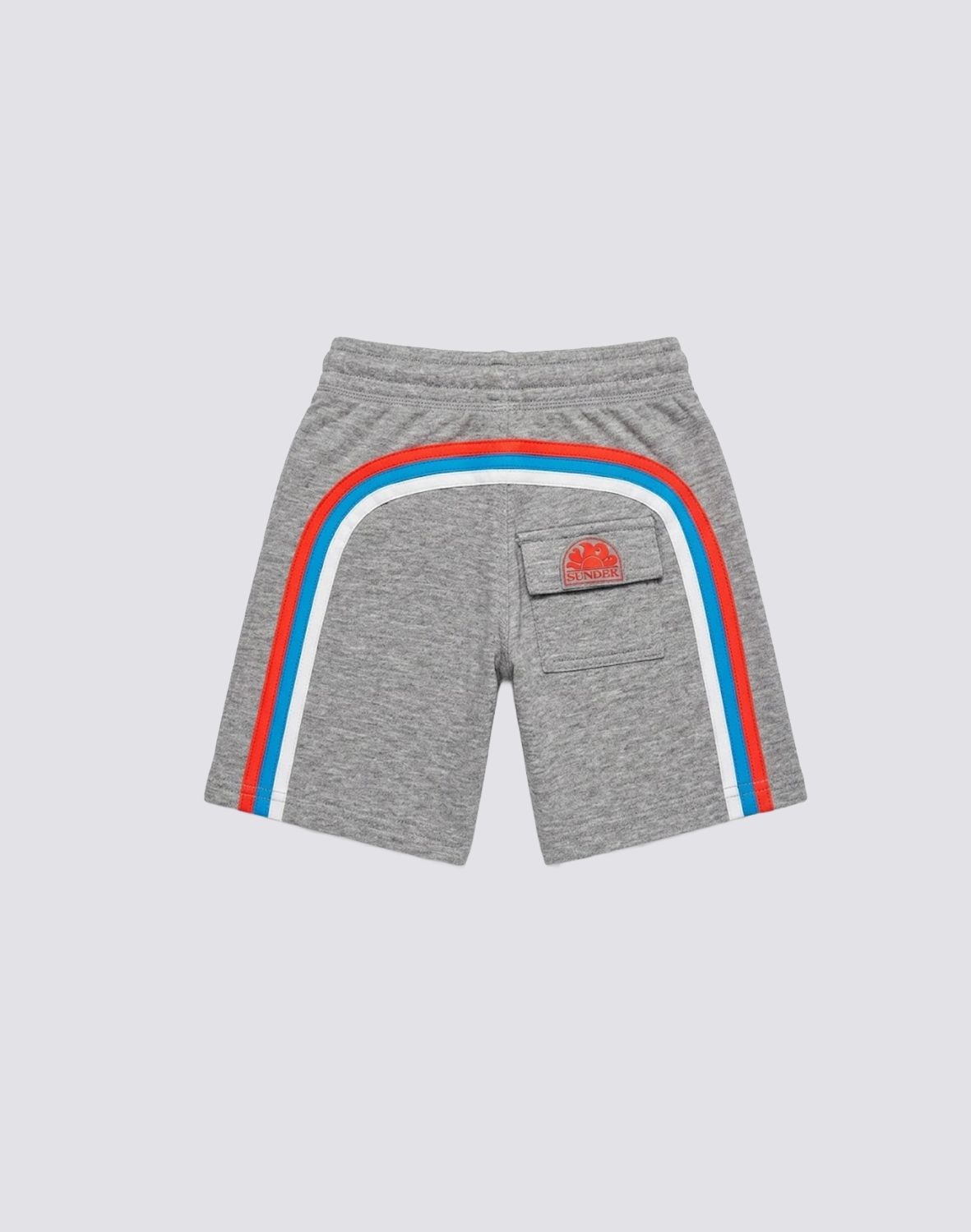 Sundek Boys Mini Tiger Rainbow Sweatshort - Grey Melange