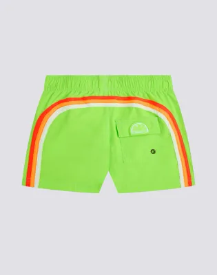 SUNDEK BOYS' SHORT SWIMSUIT WITH ELASTIC WAIST REPREVE®