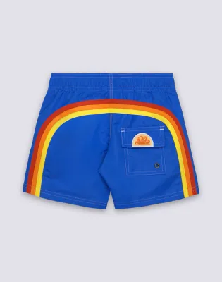 SUNDEK BOYS' SWIM SHORTS WITH ELASTICATED WAIST ICONIC TAFFETA