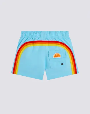 SUNDEK BOYS' SWIM SHORTS WITH ELASTICATED WAIST ICONIC TAFFETA