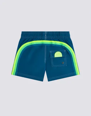 SUNDEK BOYS' SWIM SHORTS WITH ELASTICATED WAIST ICONIC TAFFETA