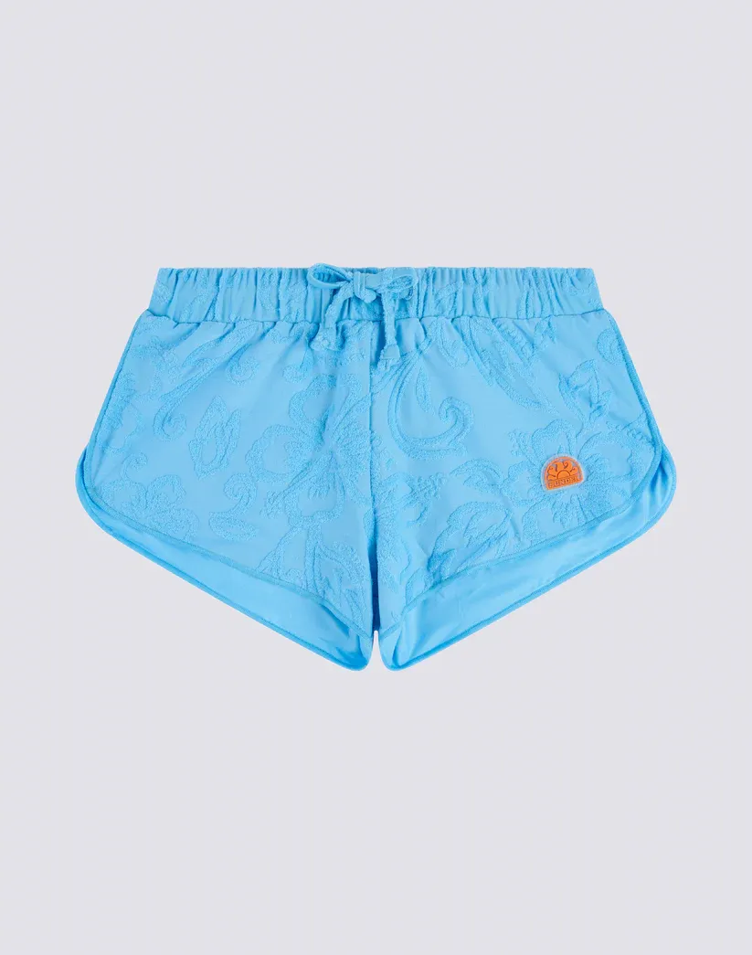 SUNDEK GIRL'S MINI HAYWORTH TERRY CLOTH SHORTS SWIMSHORTS