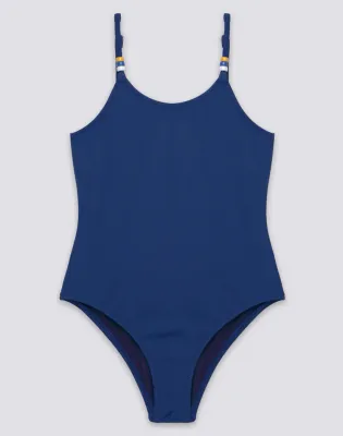 SUNDEK GIRLS' ONE-PIECE SWIMSUIT WITH BEADS - COSMO