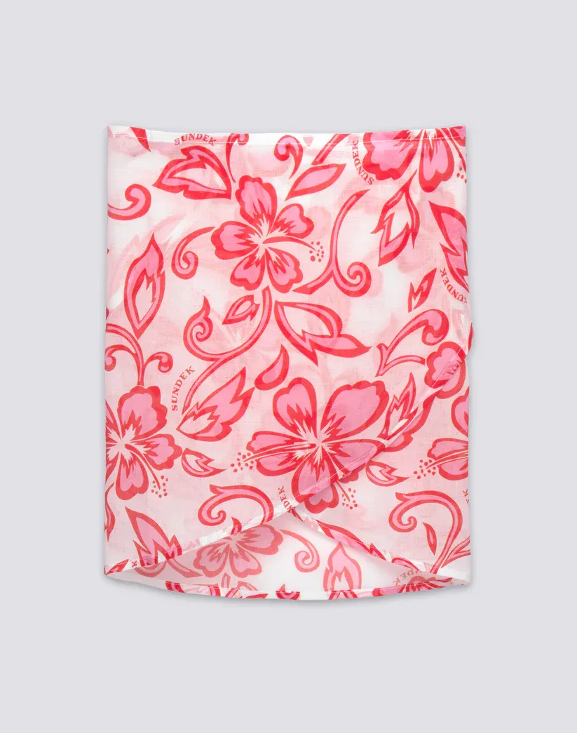 SUNDEK GIRLS SK23 PRINT SHORT SARONG FOR GIRLS