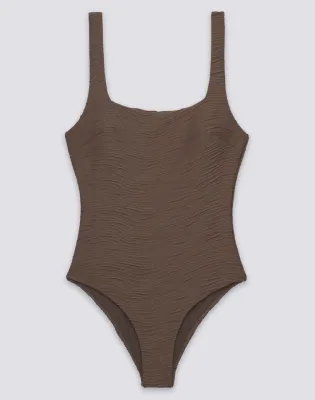 SUNDEK WOMEN'S ONE-PIECE SWIMSUIT WITH WAVE EFFECT JACQUARD