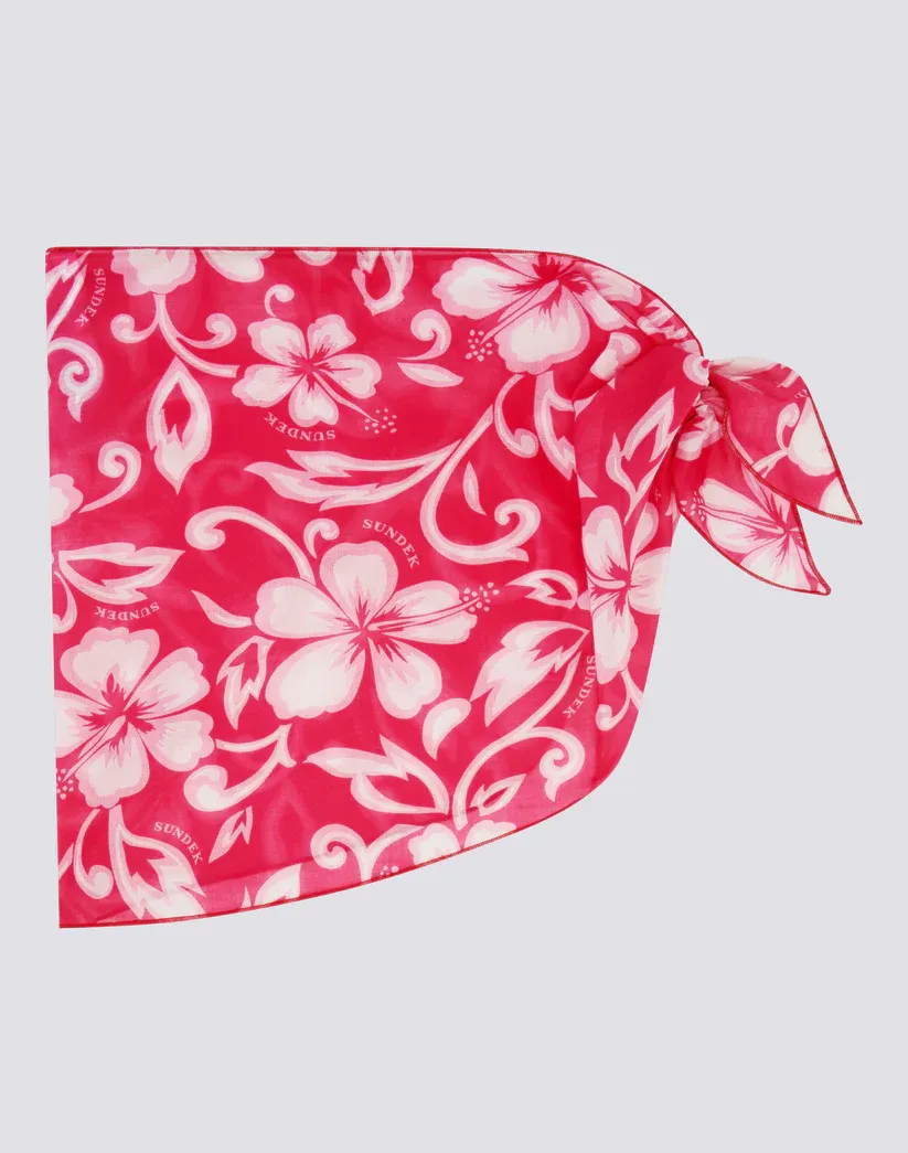 SUNDEK GIRLS SK23 PRINT SHORT SARONG FOR GIRLS - PITAYA