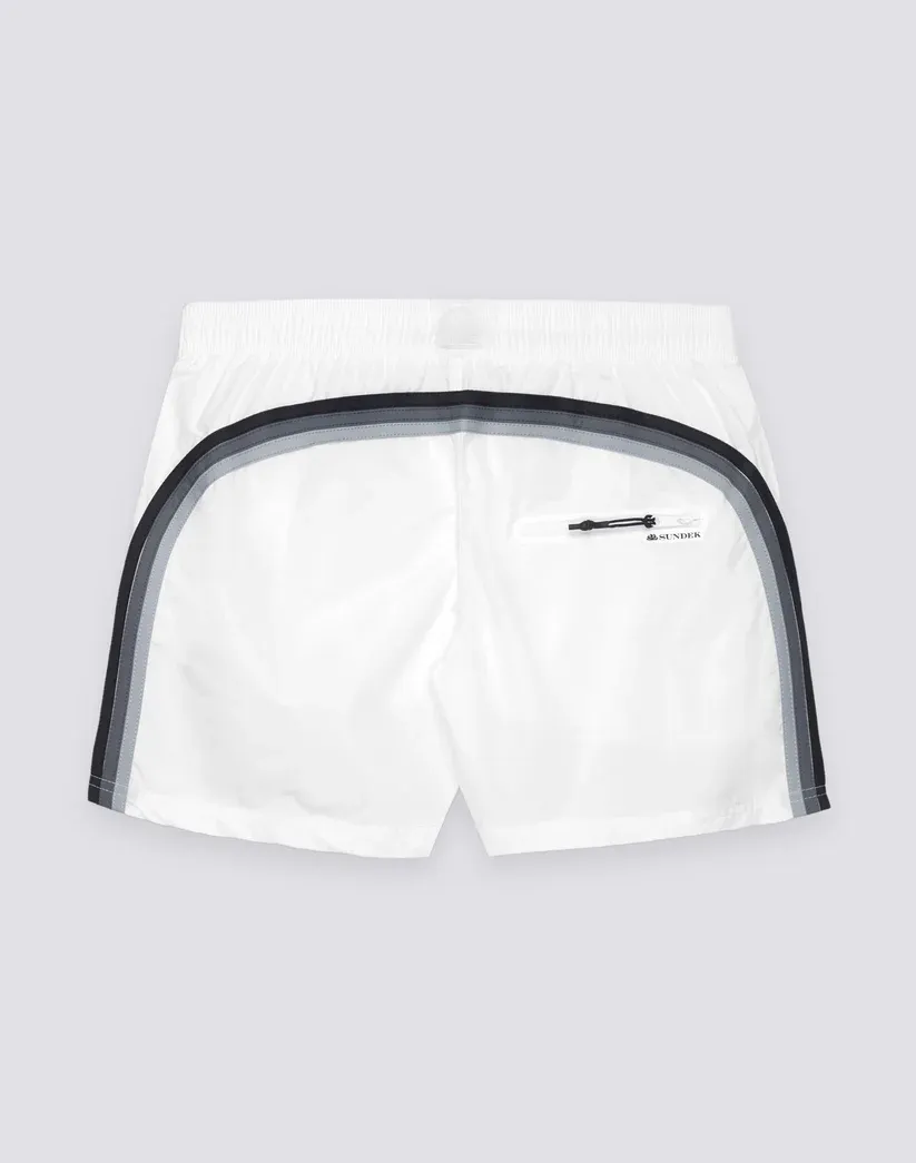 SUNDEK MEN MEMORY STRETCH WAIST SWIM TRUNKS