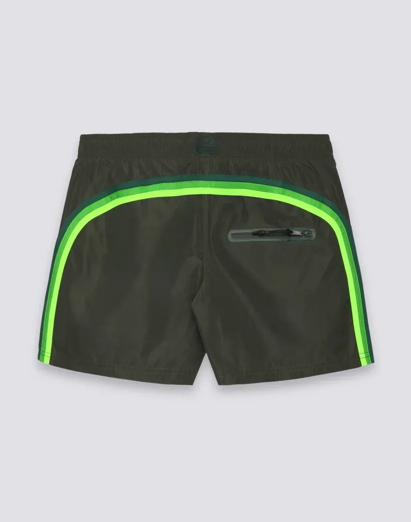 SUNDEK MEN MEMORY STRETCH WAIST SWIM TRUNKS