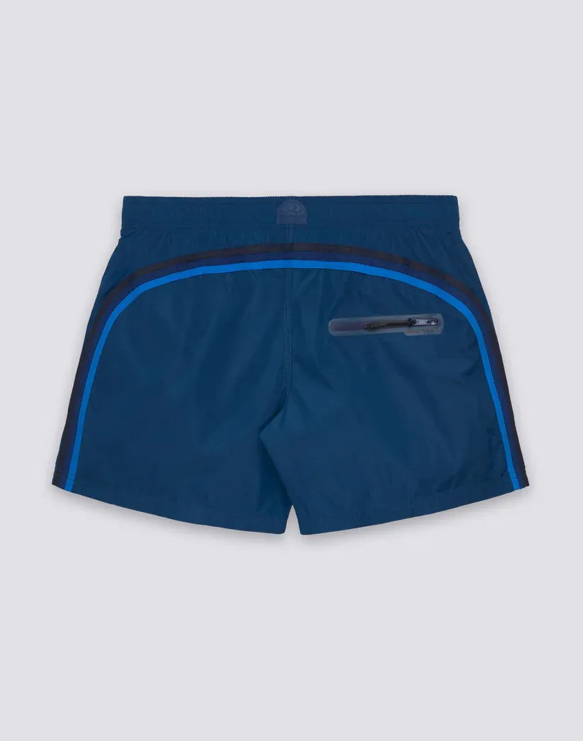 SUNDEK MEN MEMORY SHORT SWIMSHORTS WITH ELASTICATED WAIST