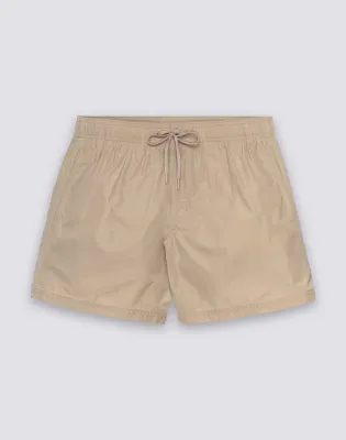 SUNDEK MEN MEMORY SHORT SWIMSHORTS WITH ELASTICATED WAIST - TOPIOCA