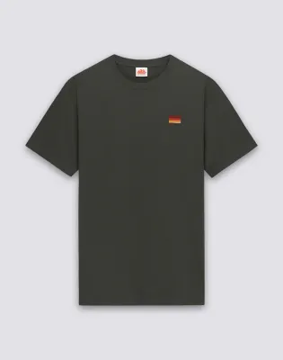 SUNDEK MEN T-SHIRT WITH TRICOLOUR EMBROIDERY