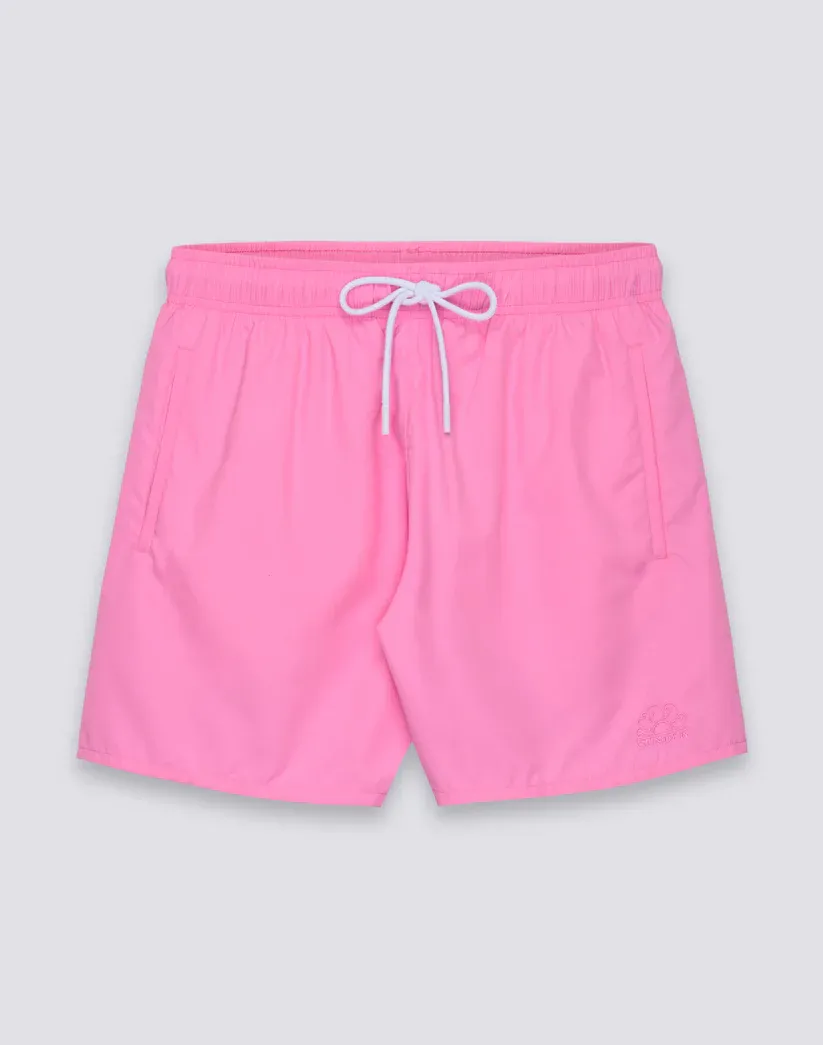 SUNDEK MEN'S SHORT SWIMSHORTS WITH ELASTIC WAIST AND PEACHY FABRIC