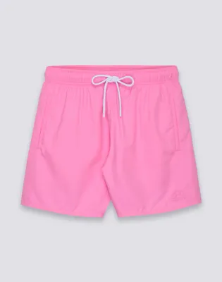 SUNDEK MEN'S SHORT SWIMSHORTS WITH ELASTIC WAIST AND PEACHY FABRIC