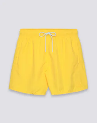 SUNDEK MEN'S SHORT SWIMSHORTS WITH ELASTIC WAIST AND PEACHY FABRIC