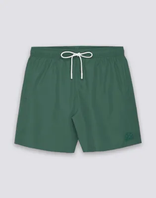 SUNDEK MEN'S SHORT SWIMSHORTS WITH ELASTIC WAIST AND PEACHY FABRIC