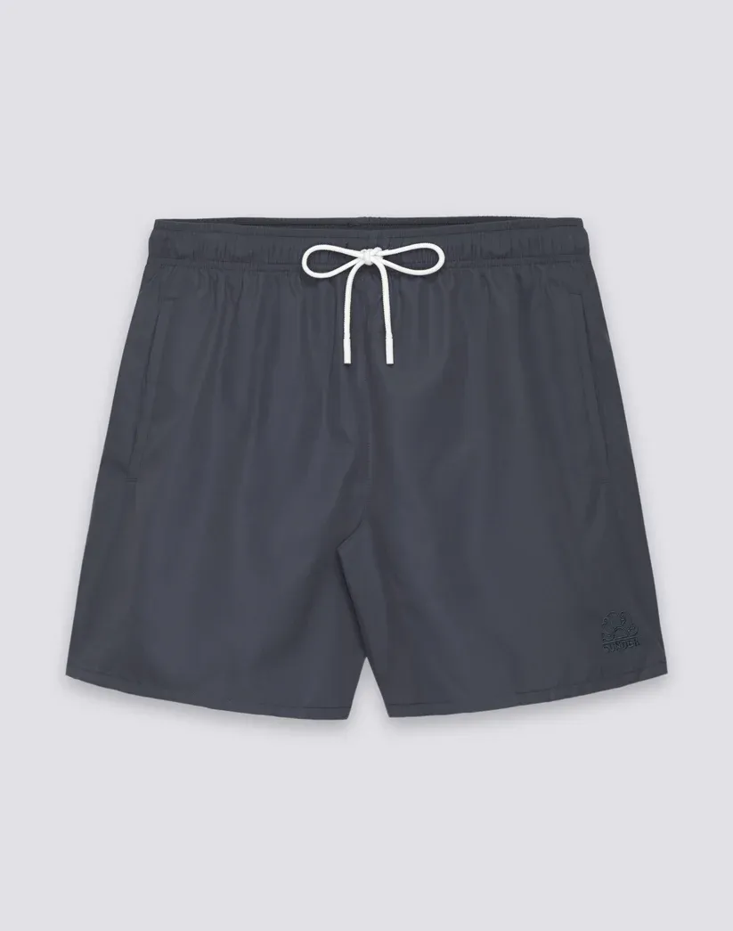 SUNDEK MEN'S SHORT SWIMSHORTS WITH ELASTIC WAIST AND PEACHY FABRIC