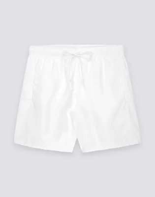 SUNDEK MEN'S SHORT SWIMSHORTS WITH ELASTIC WAIST AND PEACHY FABRIC