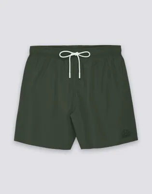 SUNDEK MEN'S SHORT SWIMSHORTS WITH ELASTIC WAIST AND PEACHY FABRIC