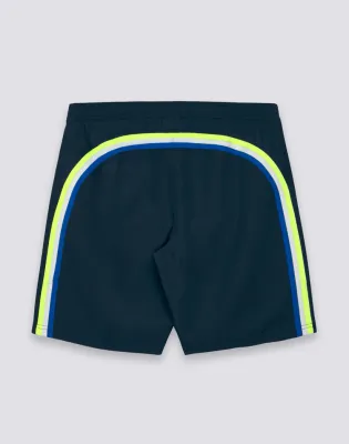 SUNDEK MEN'S SEMI-ELASTIC LONG-WAIST SWIMSUIT IN REPREVE® RECYCLED POLYESTER