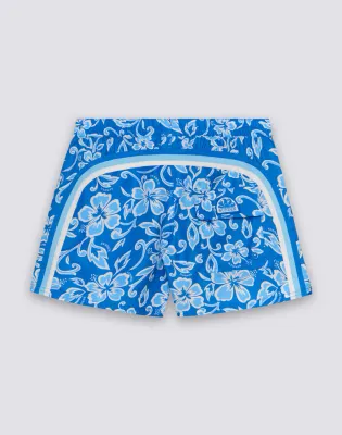 SUNDEK WOMEN COAST - REPREVE® HIBISCUS SK23 PRINT BEACH SHORTS - LUNARFISH