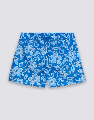 SUNDEK WOMEN COAST - REPREVE® HIBISCUS SK23 PRINT BEACH SHORTS - LUNARFISH