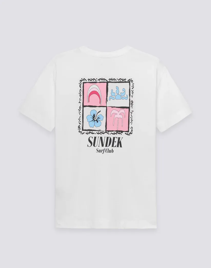 SUNDEK WOMEN COMFORT T-SHIRT - WHITE