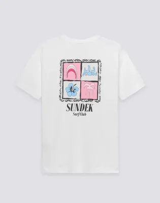 SUNDEK WOMEN COMFORT T-SHIRT - WHITE