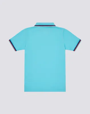 SUNDEK BOYS' MINI BRICE PIQUÉ POLO SHIRT - LUNAR