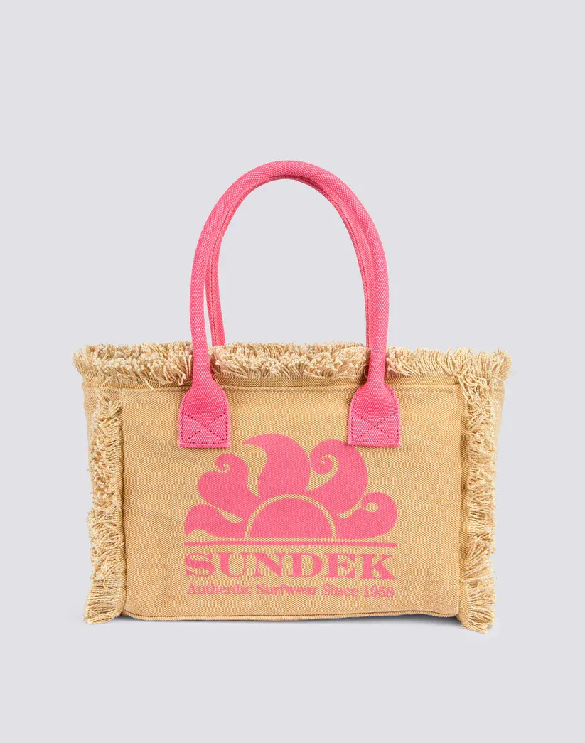 SUNDEK WOMEN STONE-WASHED TOTE BAG - DURIAN