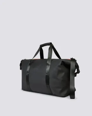SUNDEK MEN BAG WITH WELDED ZIP AND ADJUSTABLE HANDLES  - BLACK