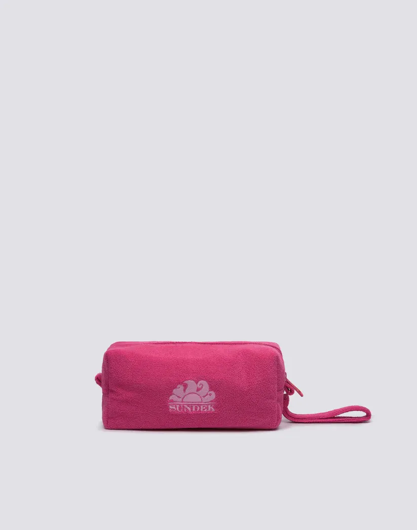 SUNDEK WOMEN TERRY CLOTH BEAUTY CASE - PITAYA