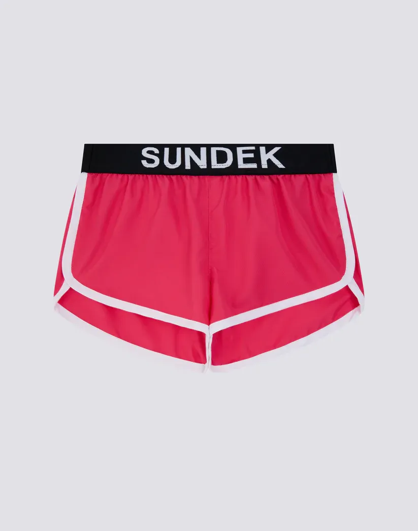 SUNDEK GIRLS MINI LULIN SHORT SWIM SHORTS - PITAYA